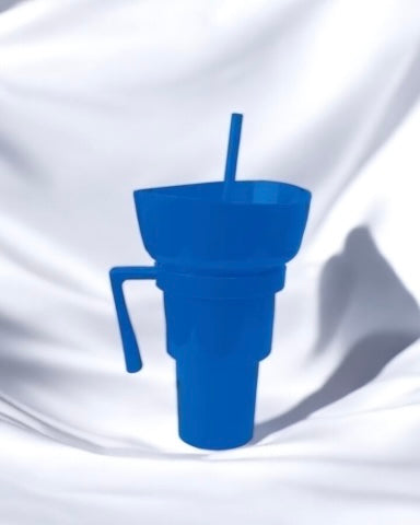 DARK BLUE DRINK & SNACK CUP