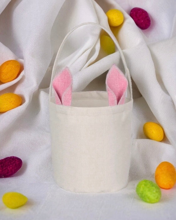 PINK BUNNY EAR SUBLIMATION BAG