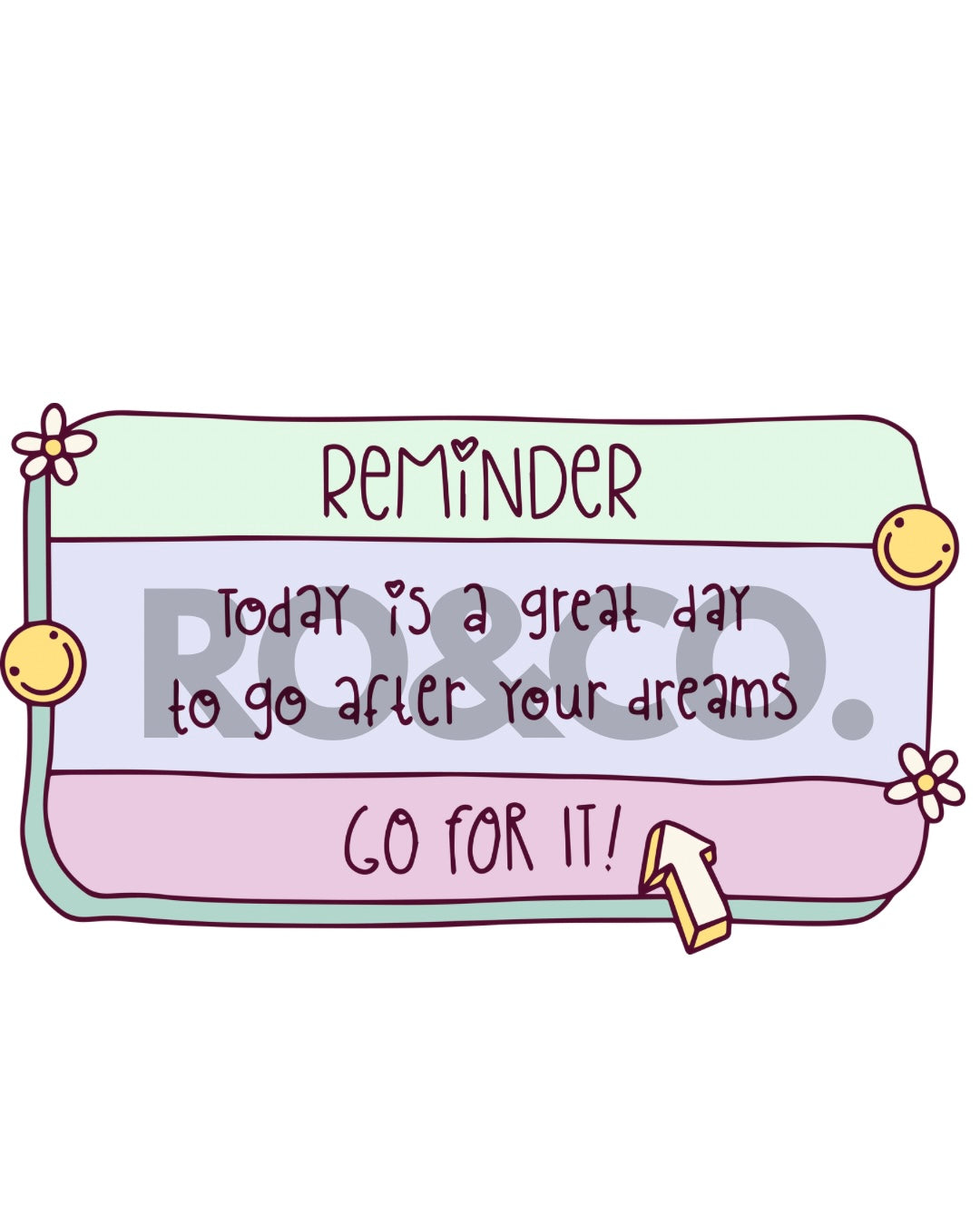 UVDTF - REMINDER DECAL