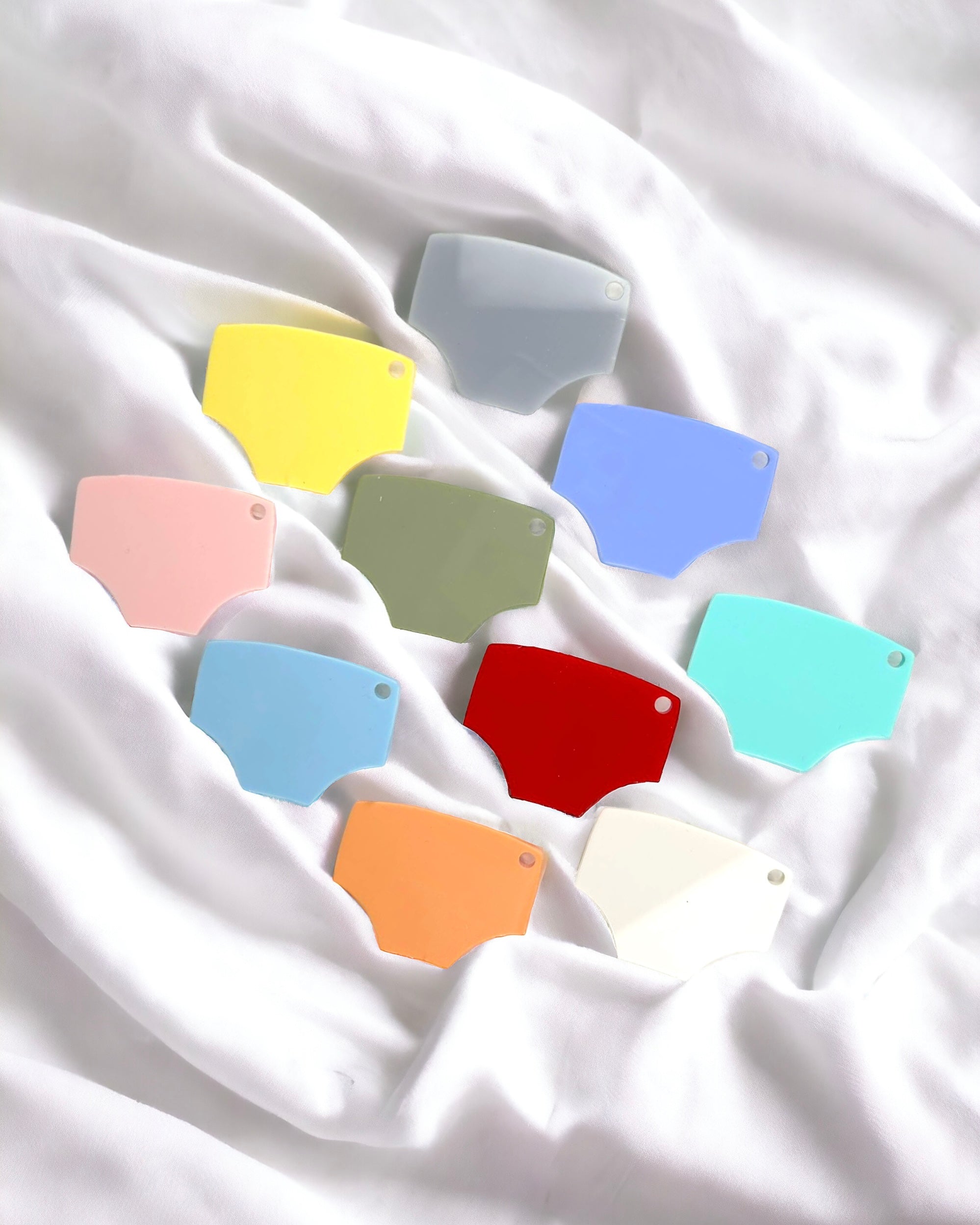 ACRYLIC PANTS KEYRINGS - PACK OF 10