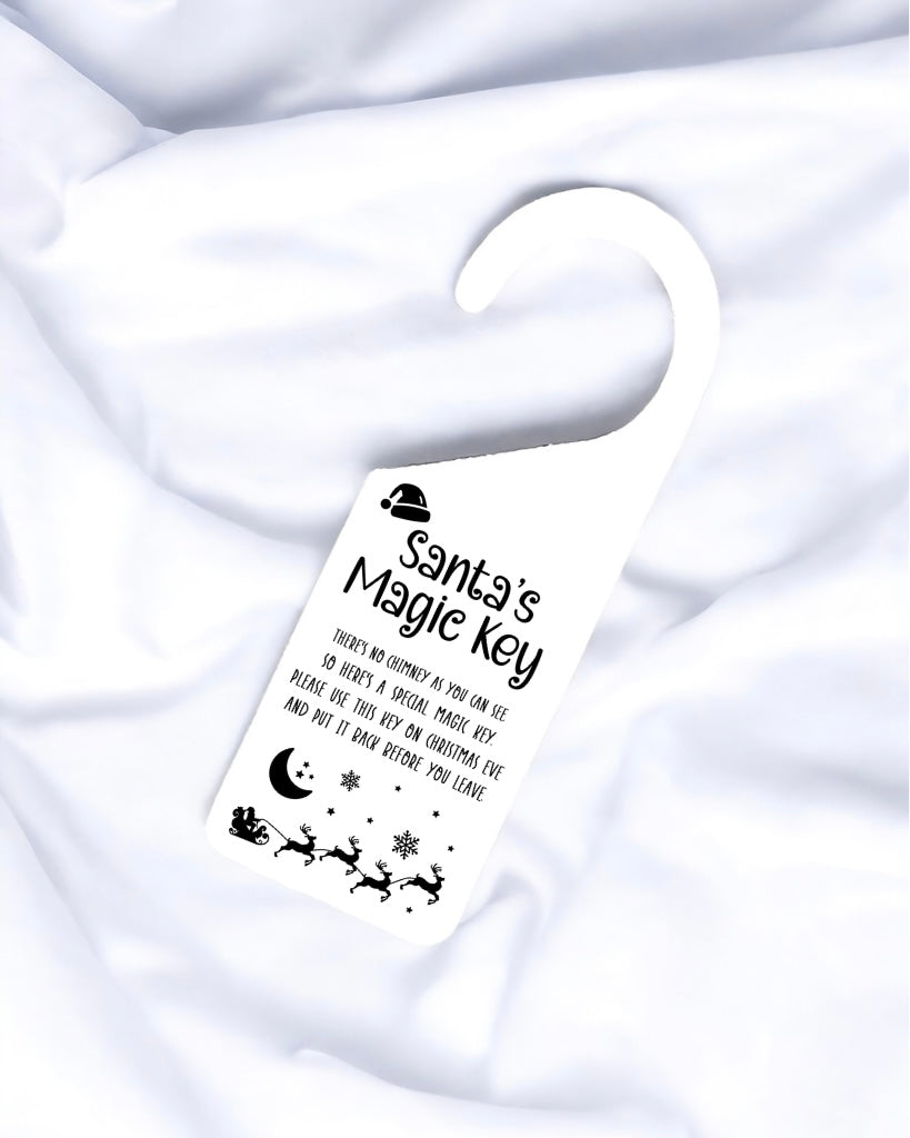 UVDTF - SANTAS MAGIC KEY DOOR HANGER DECAL