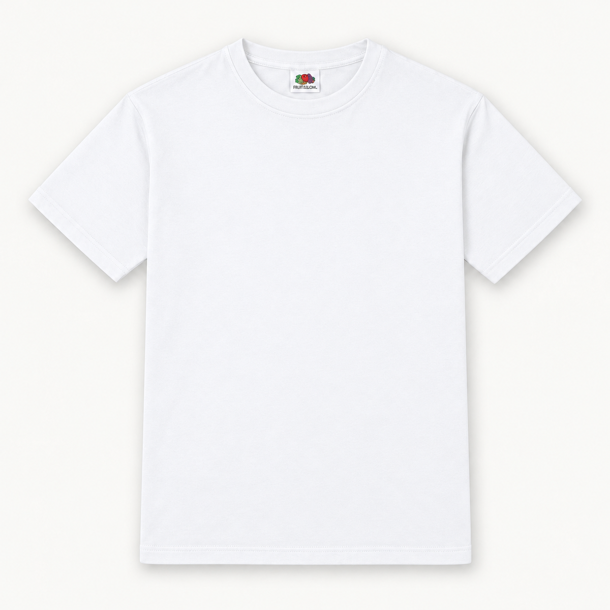 WHITE ADULTS T-SHIRT