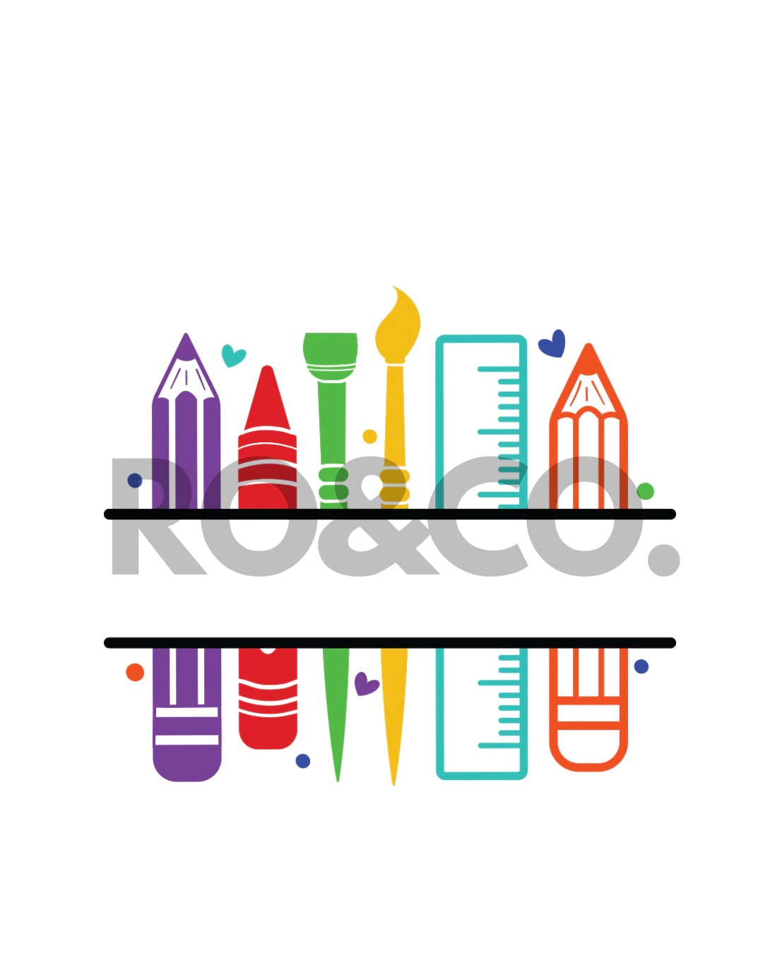 UVDTF - PENCIL NAME FRAME DECAL