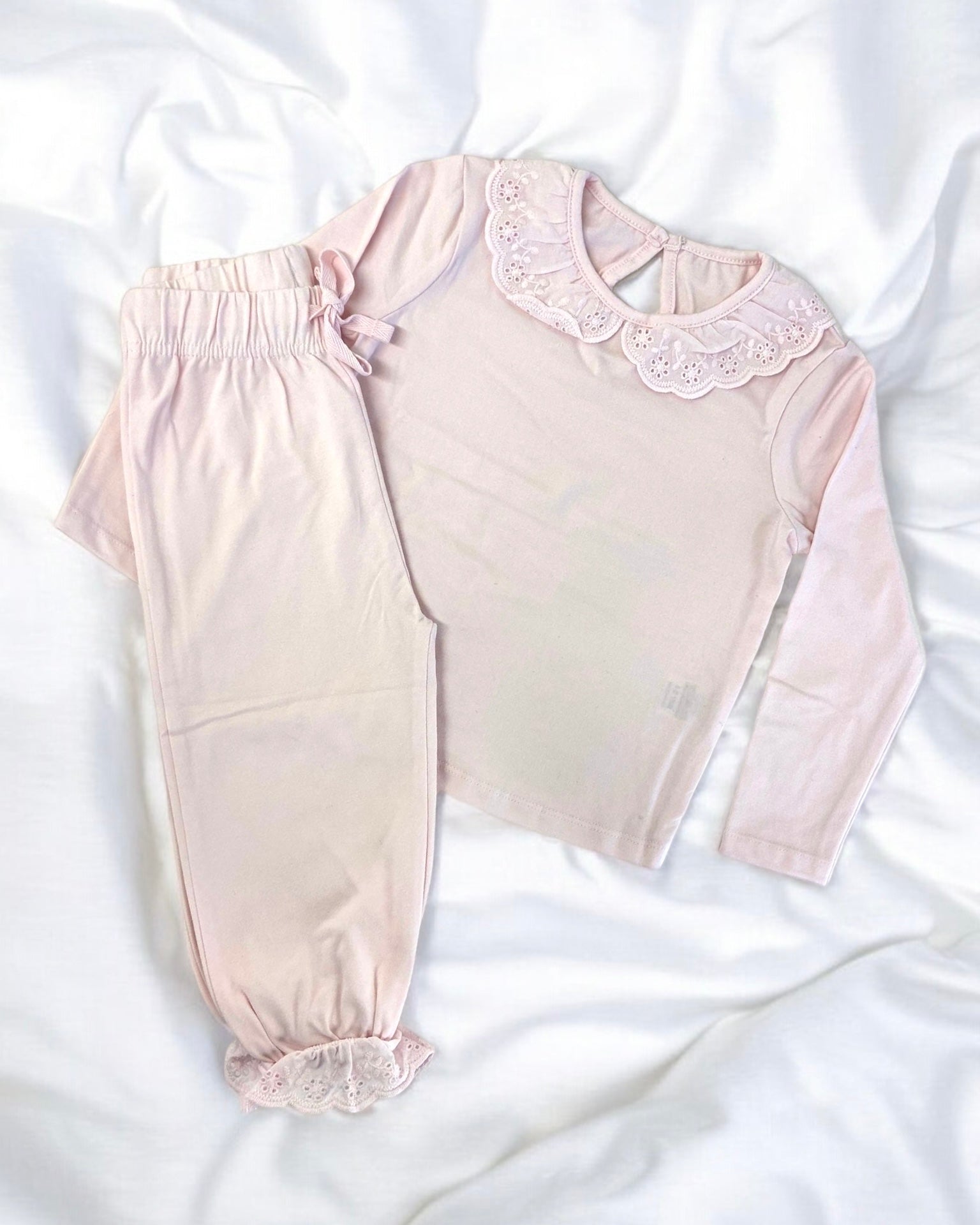 FRILLED PINK PYJAMAS