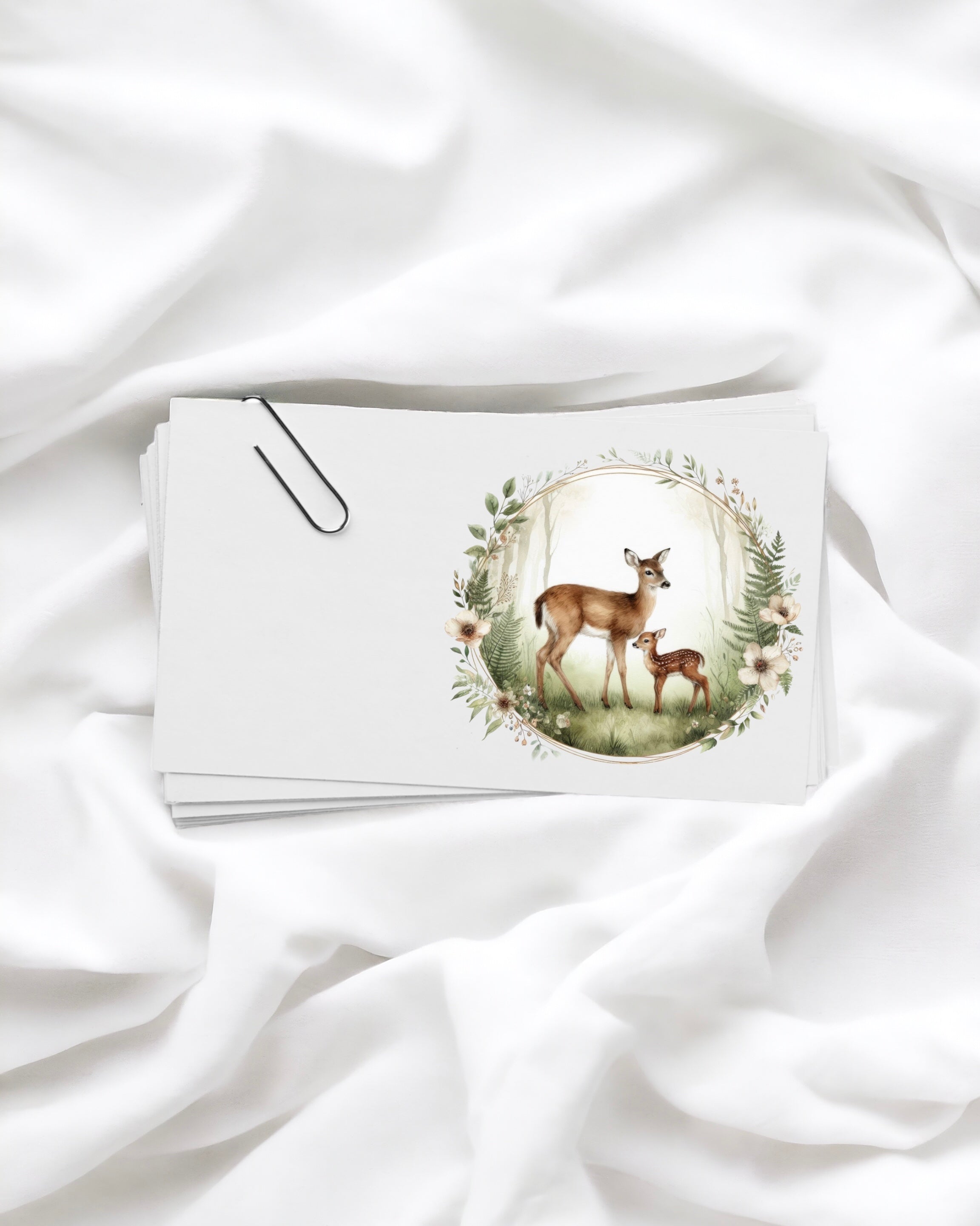 UVDTF - DEER WREATH DECAL