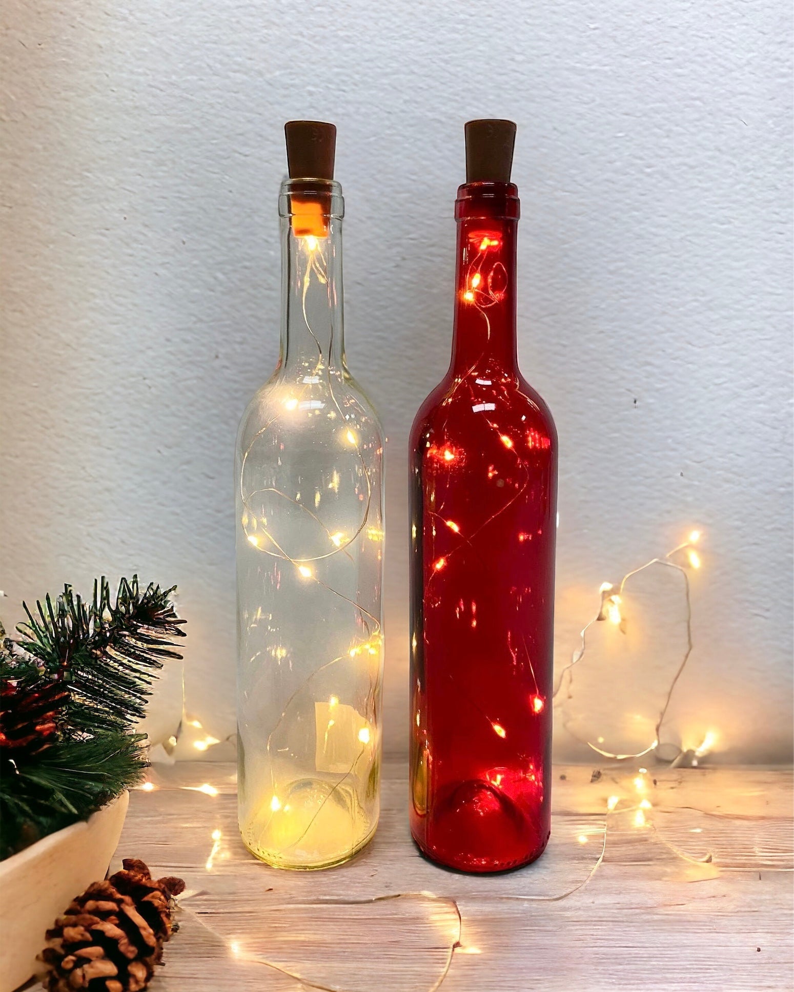 CLEARANCE - LED LIGHT UP WINE BOTTLE