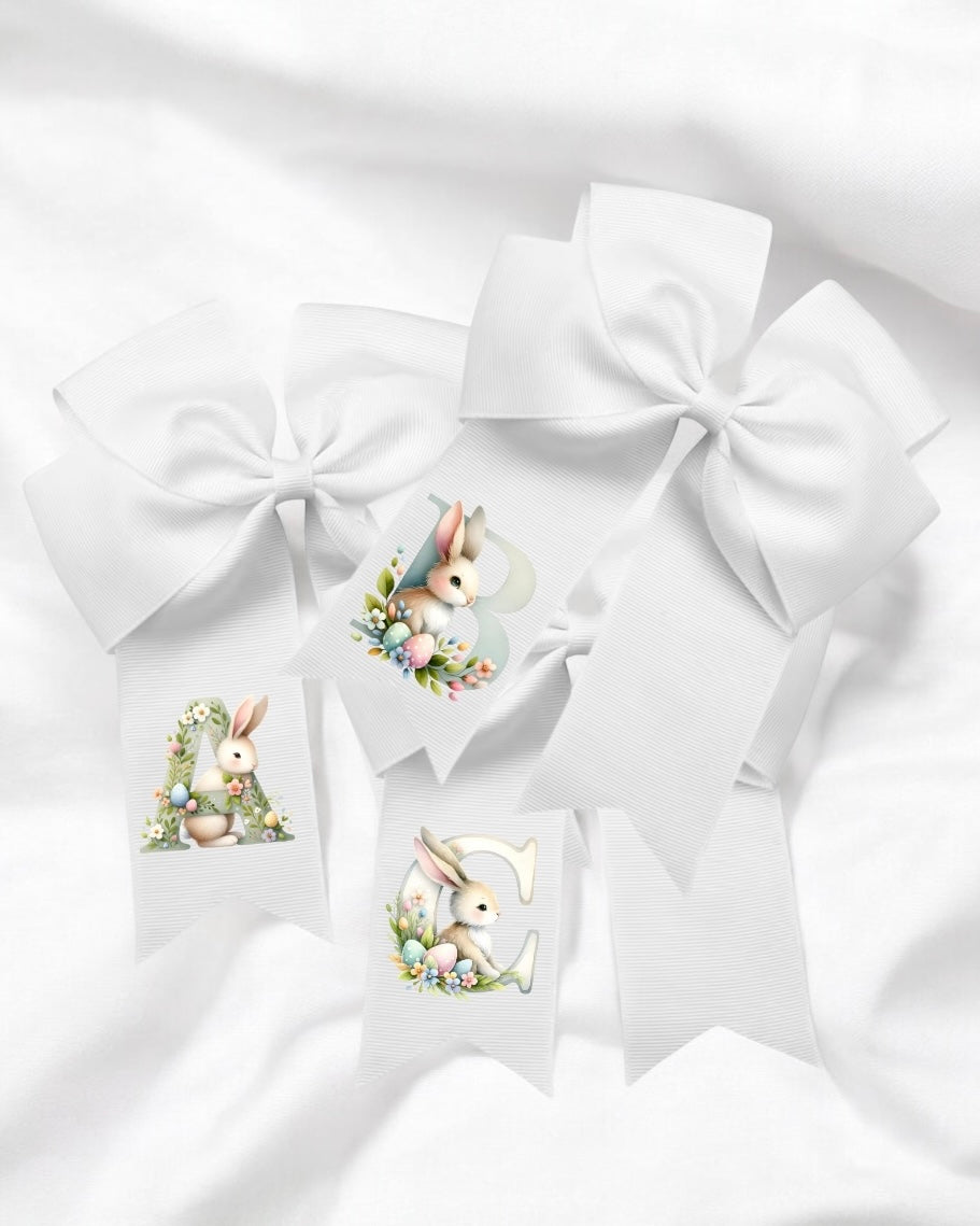 DTF - EASTER ALPHABET HAIR BOW DECAL