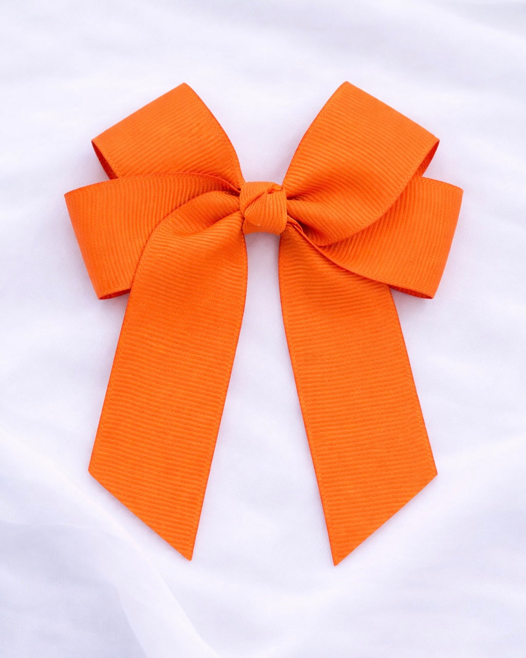 ORANGE 4” HAIR BOW