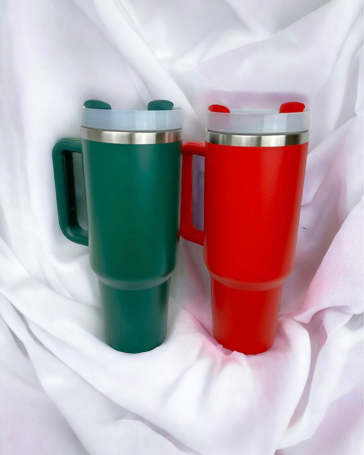 CLEARANCE - RED & GREEN 40OZ TUMBLER