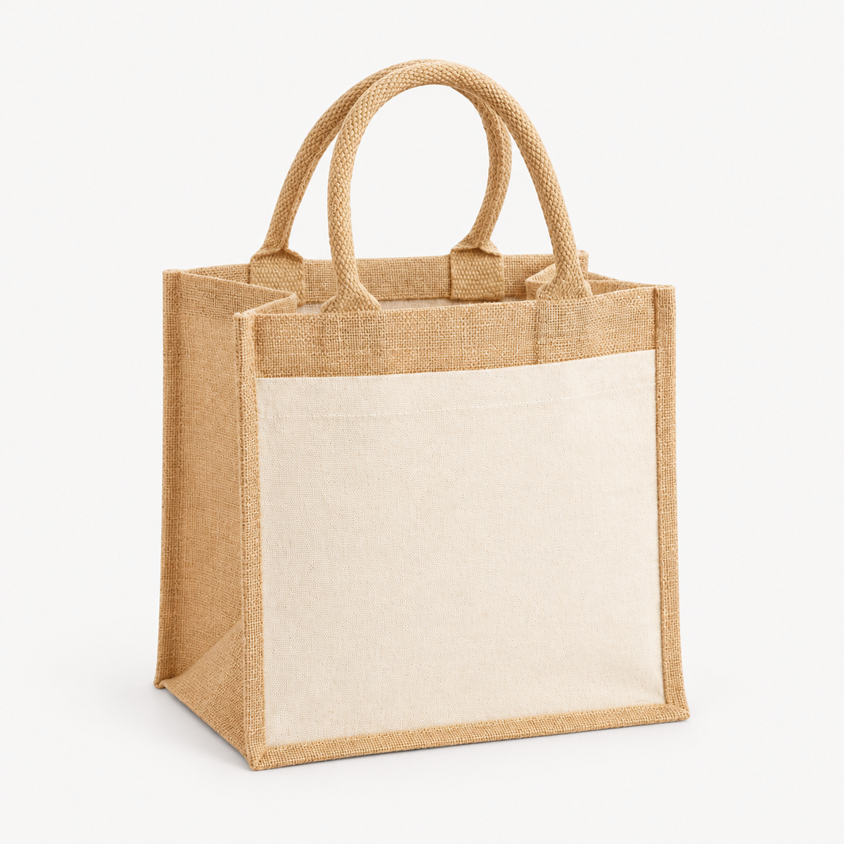 POCKET JUTE MIDI TOTE