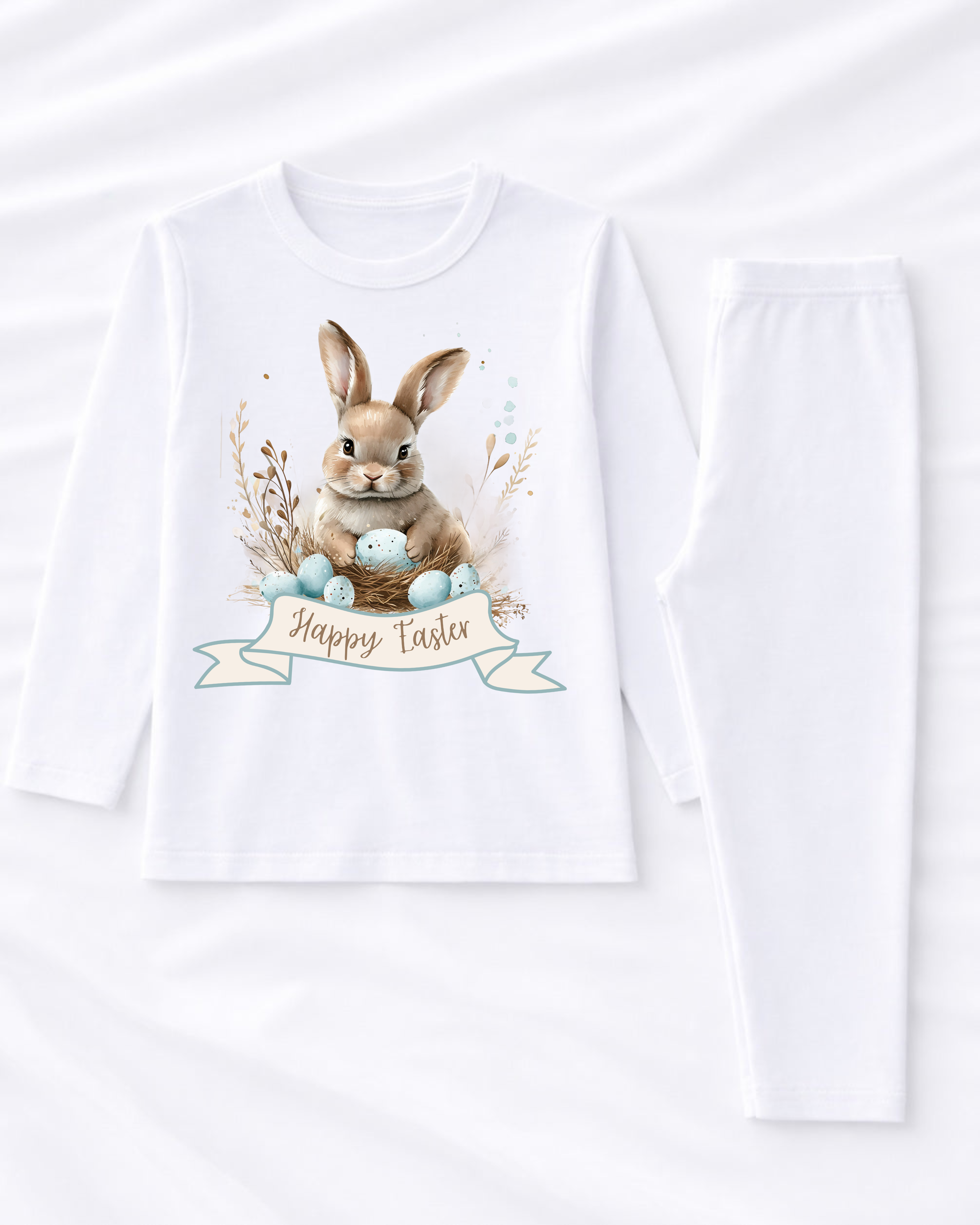 DTF - BLUE HAPPY EASTER BANNER