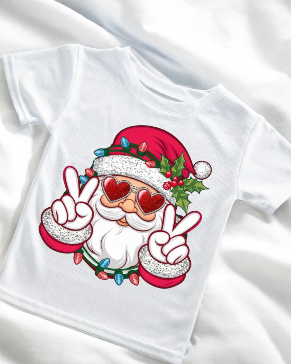 DTF - RED RETRO SANTA