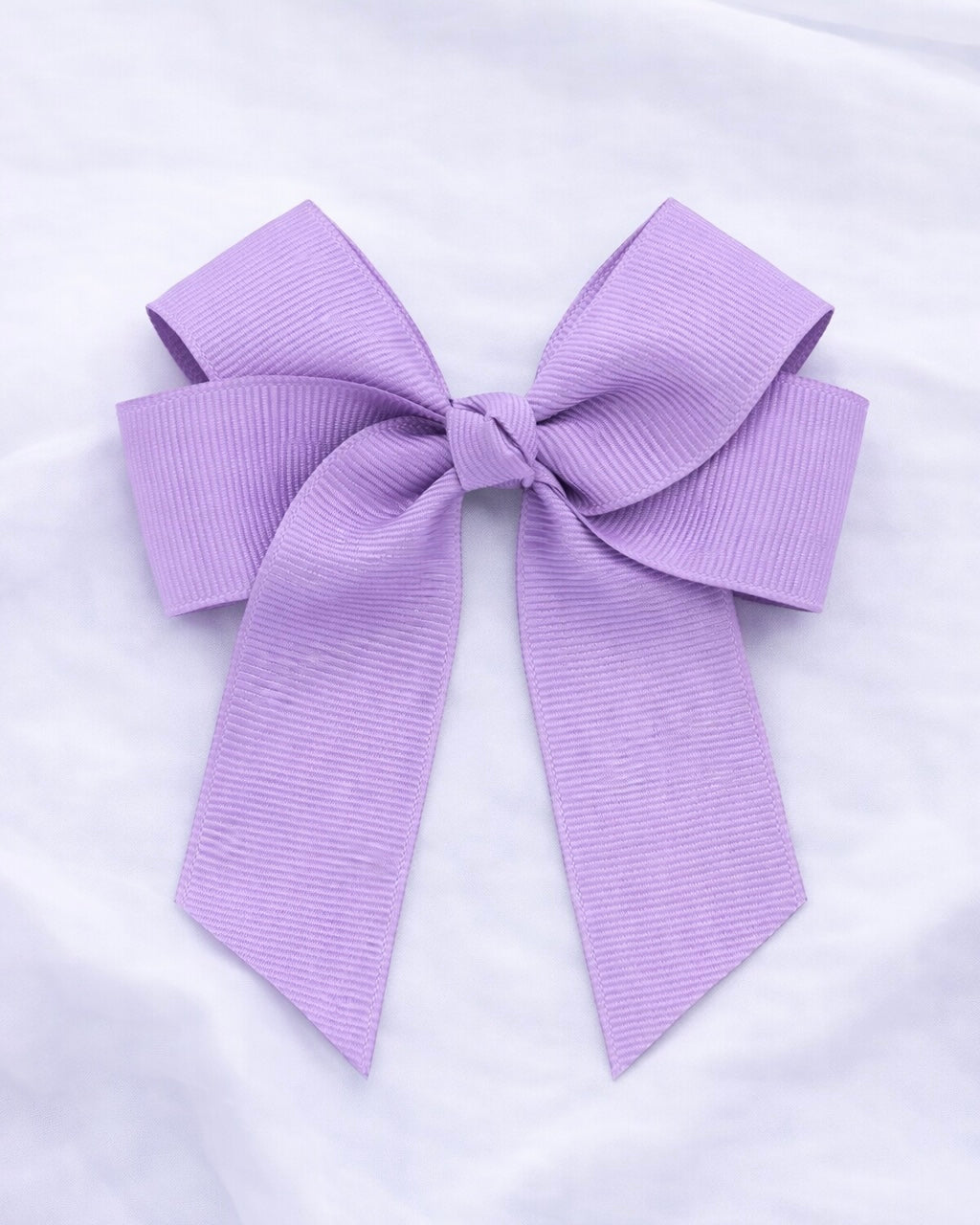 PURPLE 4” HAIR BOW