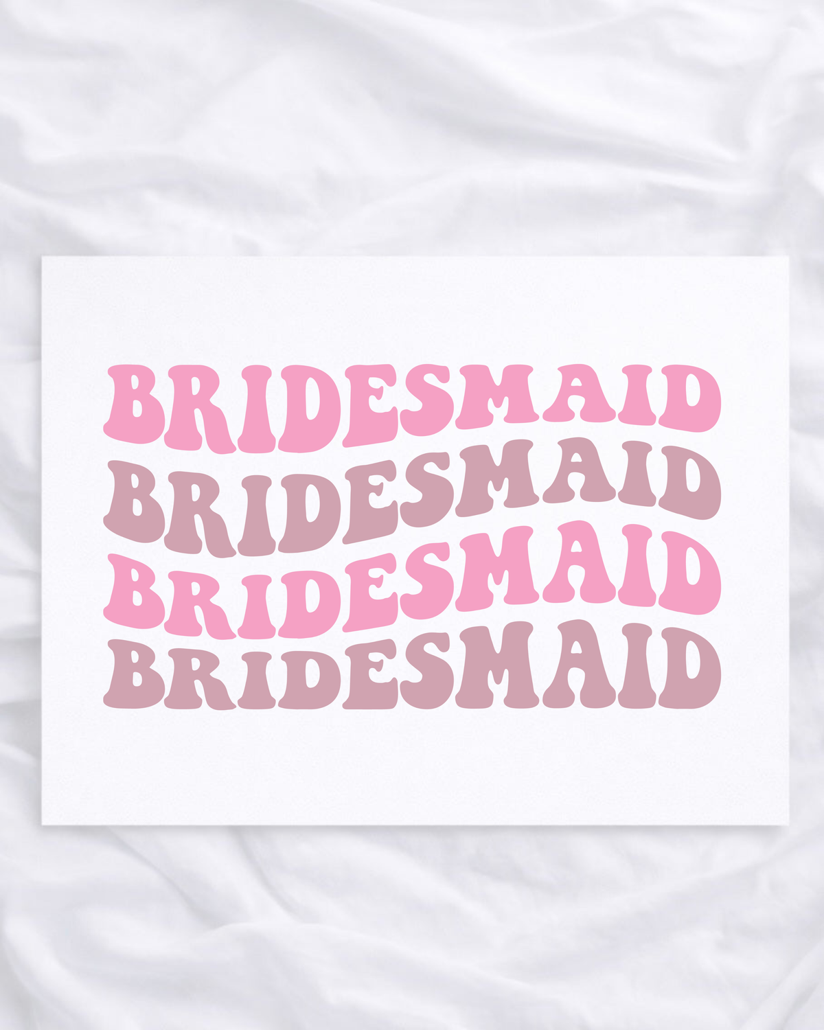 UVDTF - BRIDESMAID DECAL