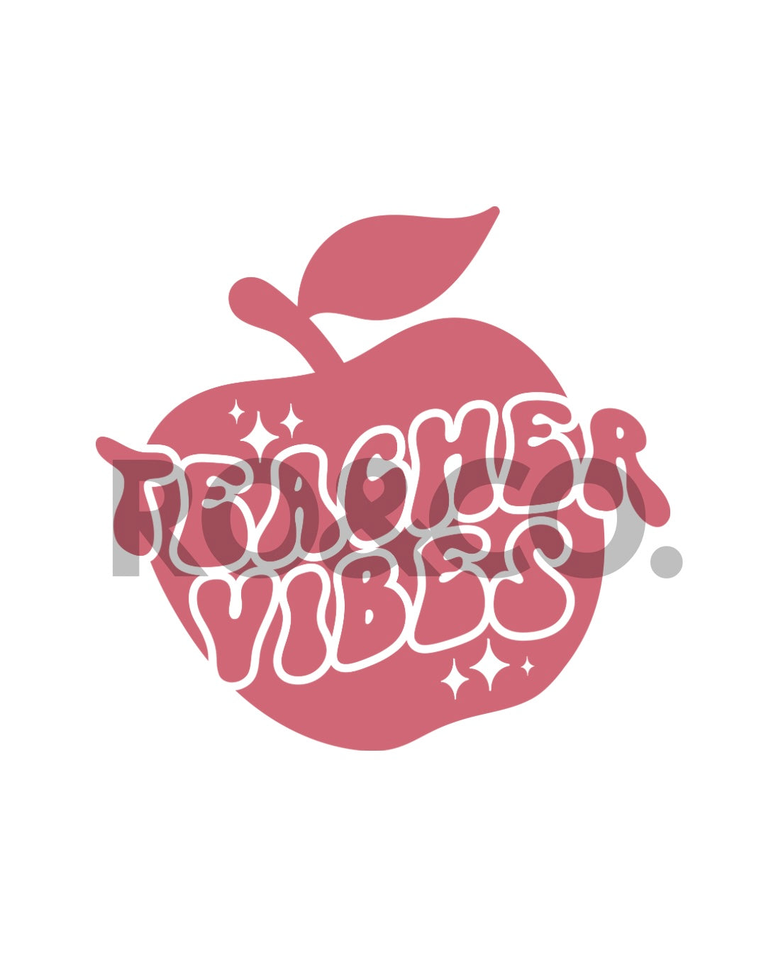 UVDTF - TEACHER VIBES DECAL