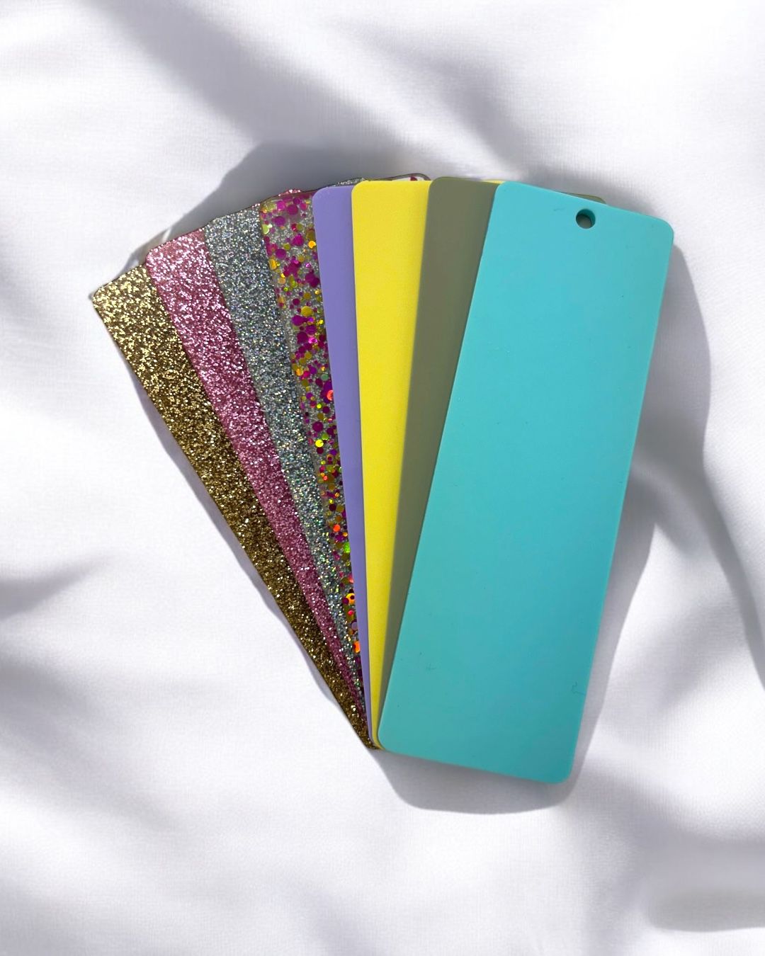 COLOURED ACRYLIC BOOKMARK