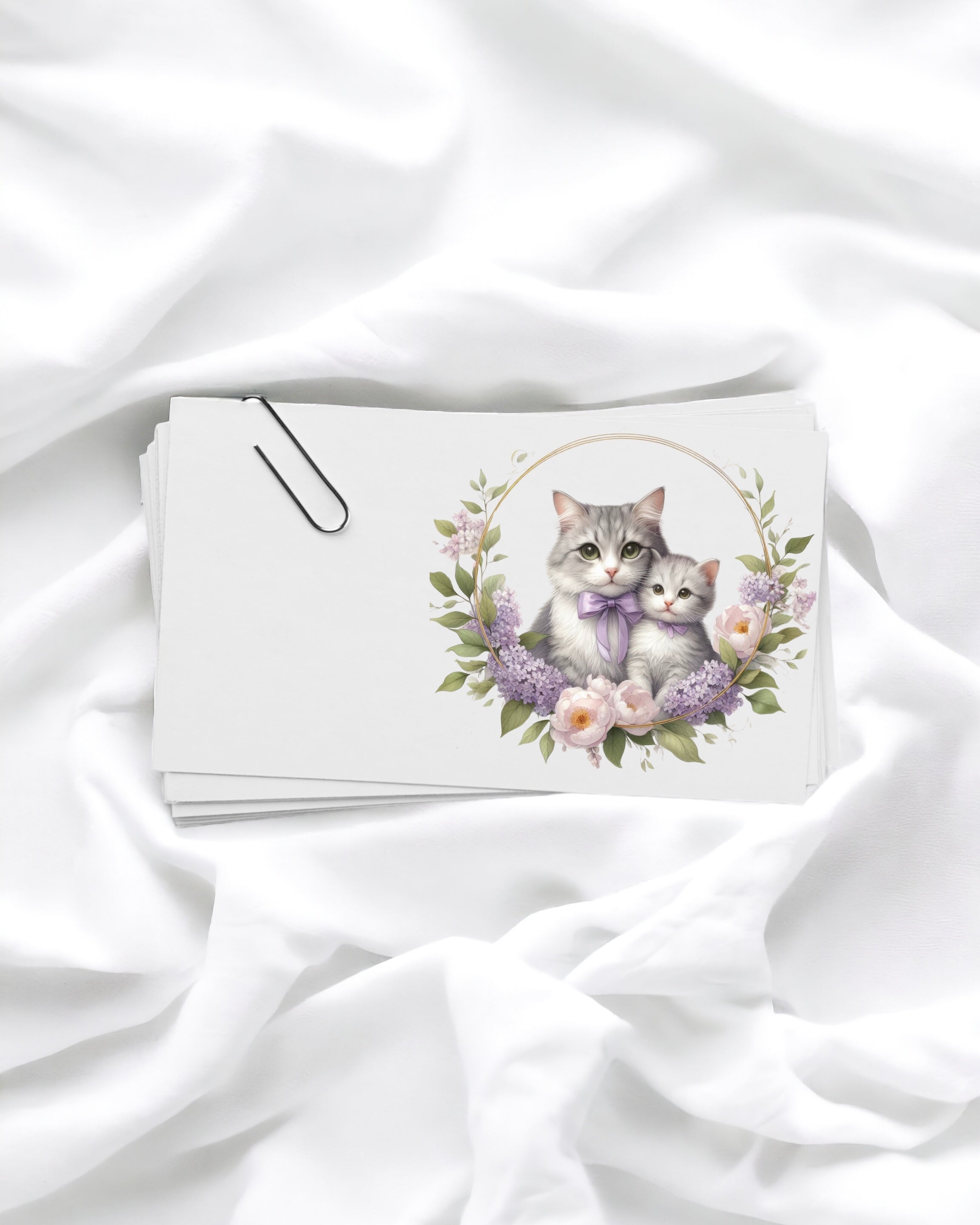 UVDTF - CAT WREATH DECAL