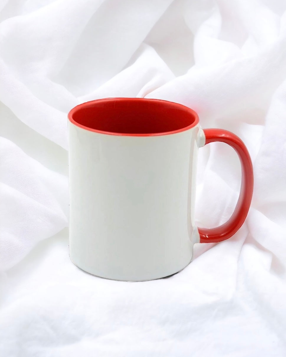 11OZ RED INNER COLOURED MUG