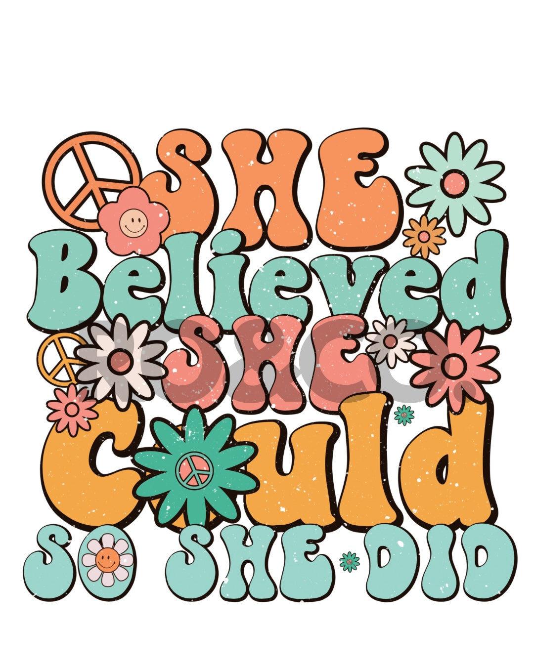 UVDTF - SHE BELIEVED SHE COULD DECAL