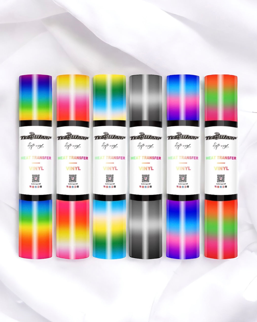 HTV - PU RAINBOW STRIPES