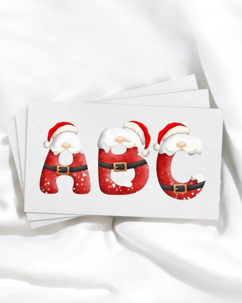 DTF - CHRISTMAS ALPHABET