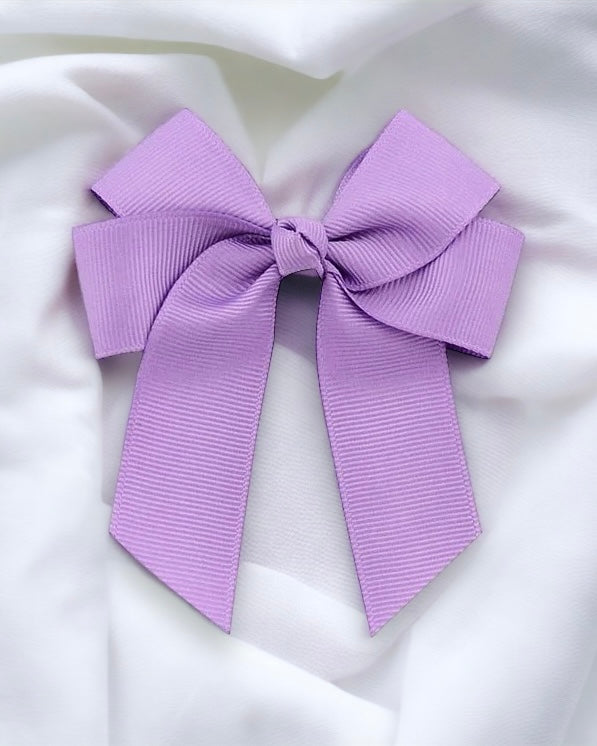 PURPLE 4” HAIR BOW