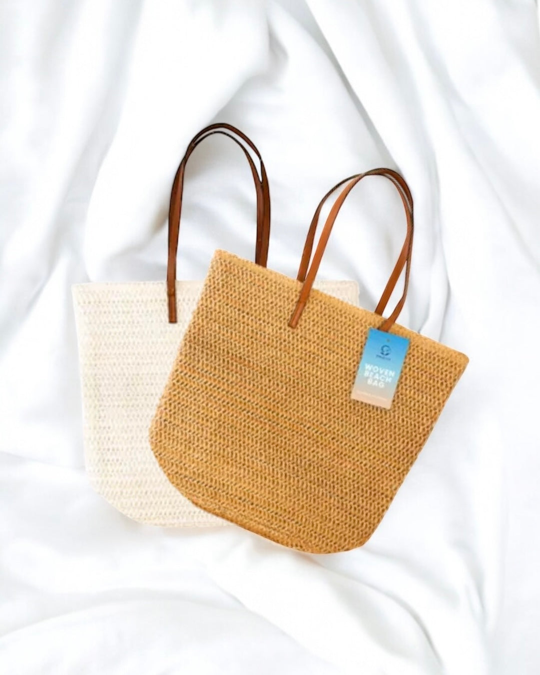CLEARANCE - CLASSIC WOVEN BEACH BAG