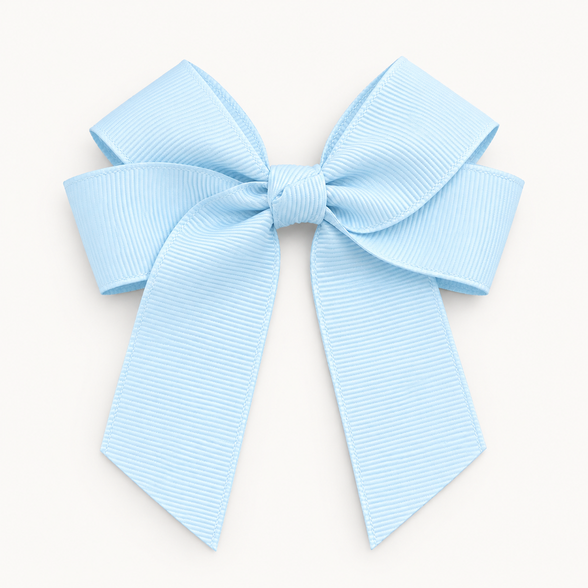 LIGHT BLUE 4” HAIR BOW
