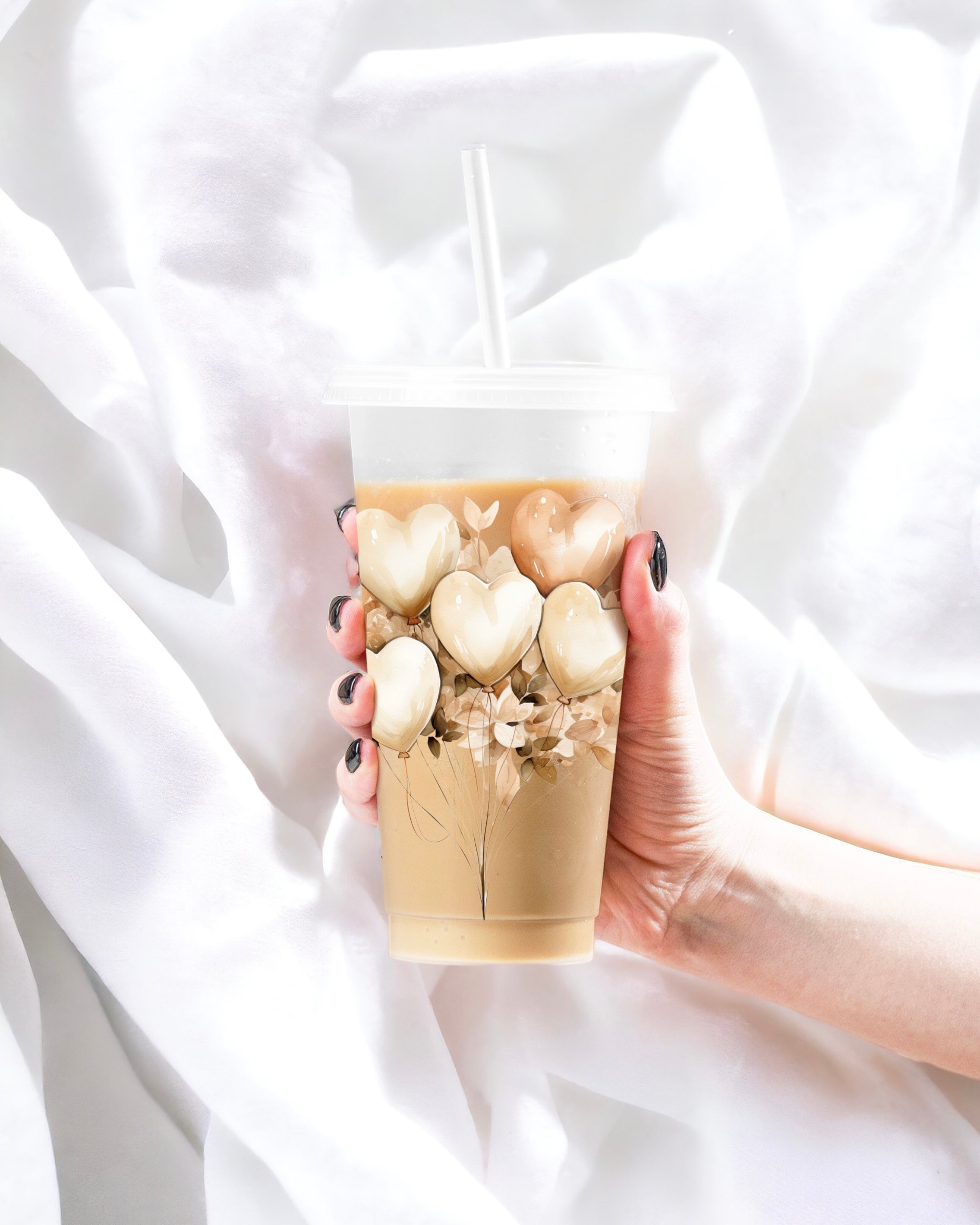 UVDTF - WEDDING HEART BOUQUET DECAL