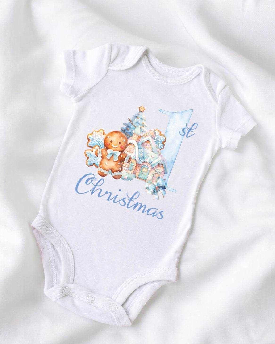 DTF - BLUE 1ST CHRISTMAS
