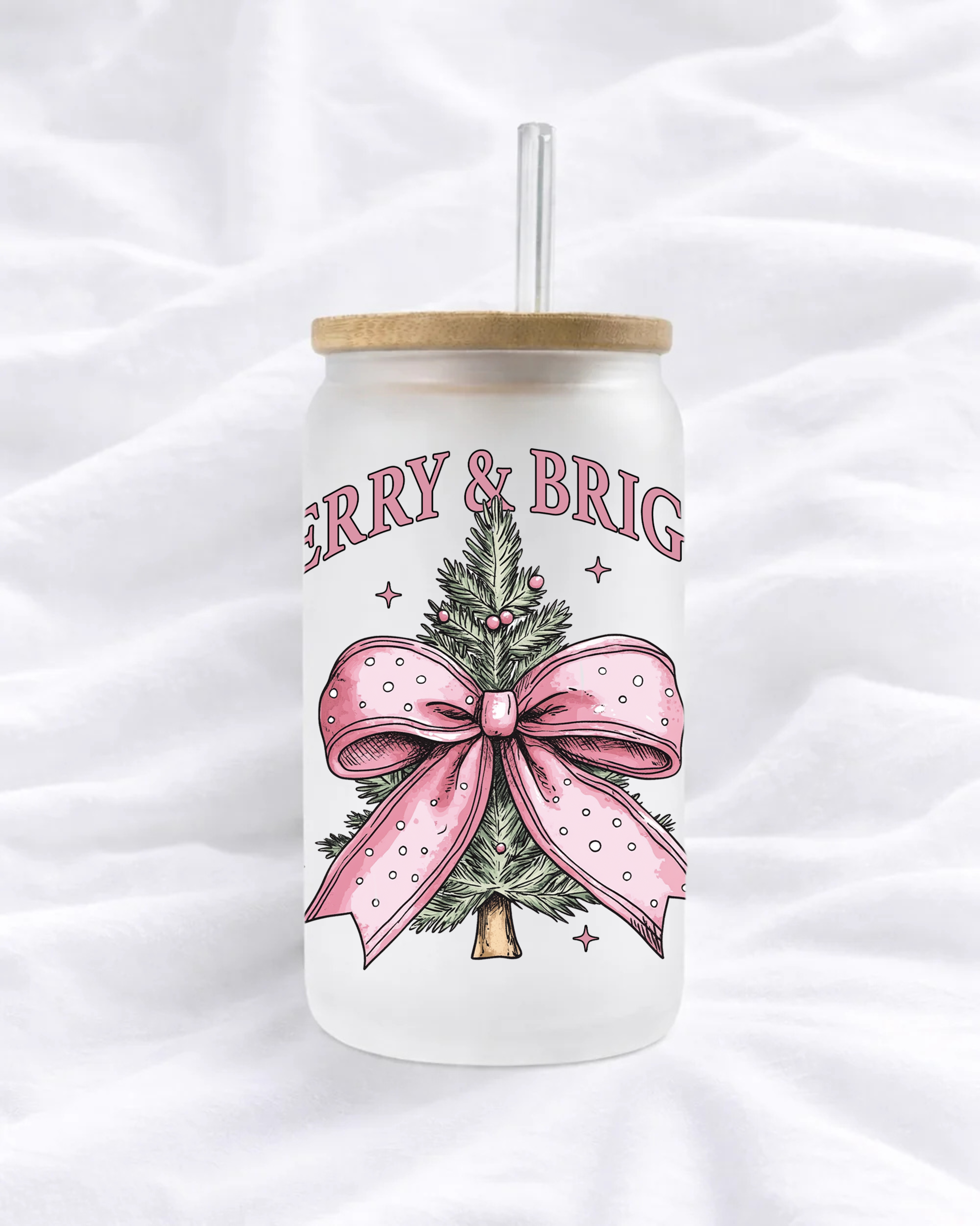 UVDTF - MERRY & BRIGHT PINK WRAP