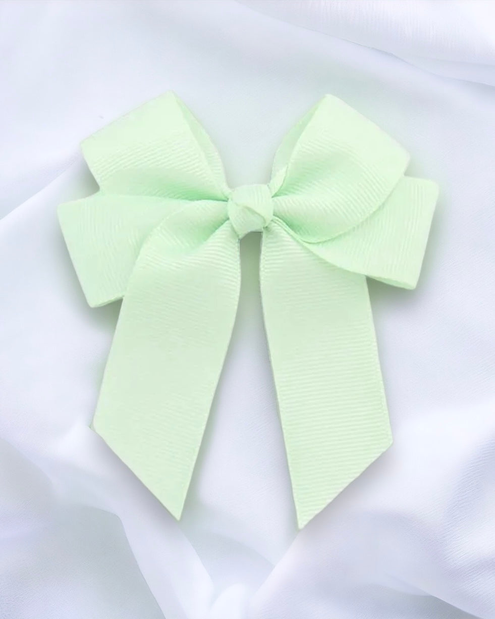 MINT GREEN 4” HAIR BOW