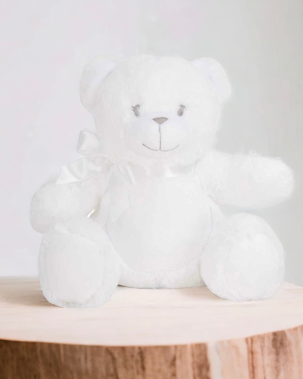 MUMBLES WHITE TEDDY BEAR