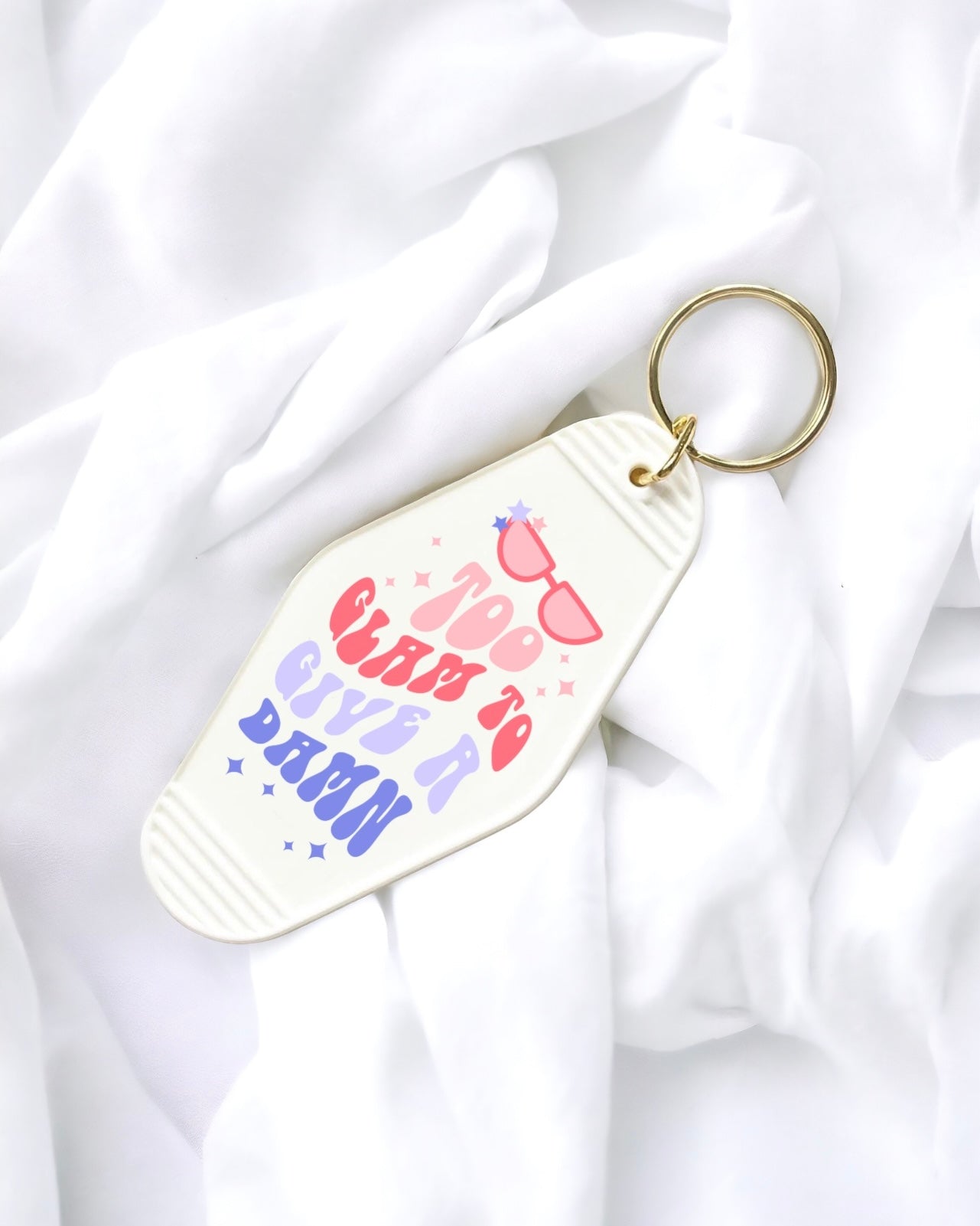 UVDTF - MOTEL DECAL - TOO GLAM TO GIVE A DAMN