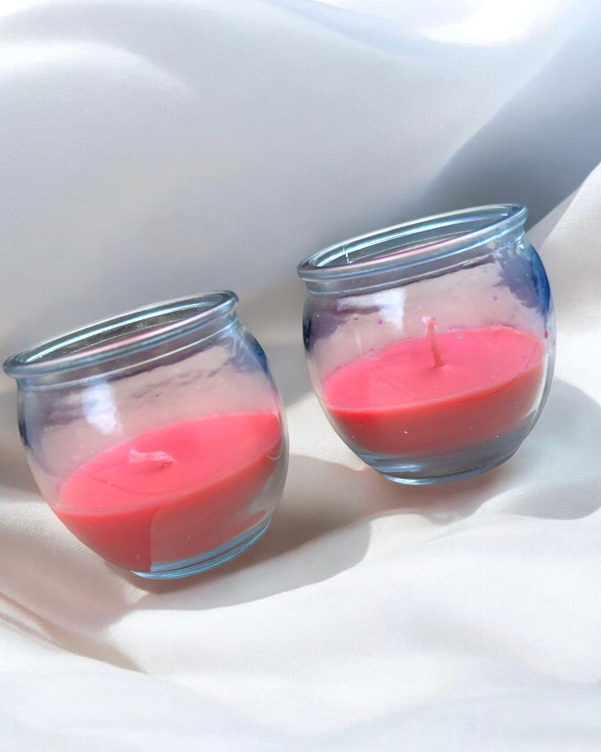 CLEARANCE - APPLE & CINNAMON CANDLES - PACK OF 2