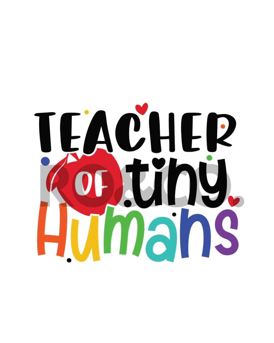 UVDTF - TEACHER OF TINY HUMANS DECAL