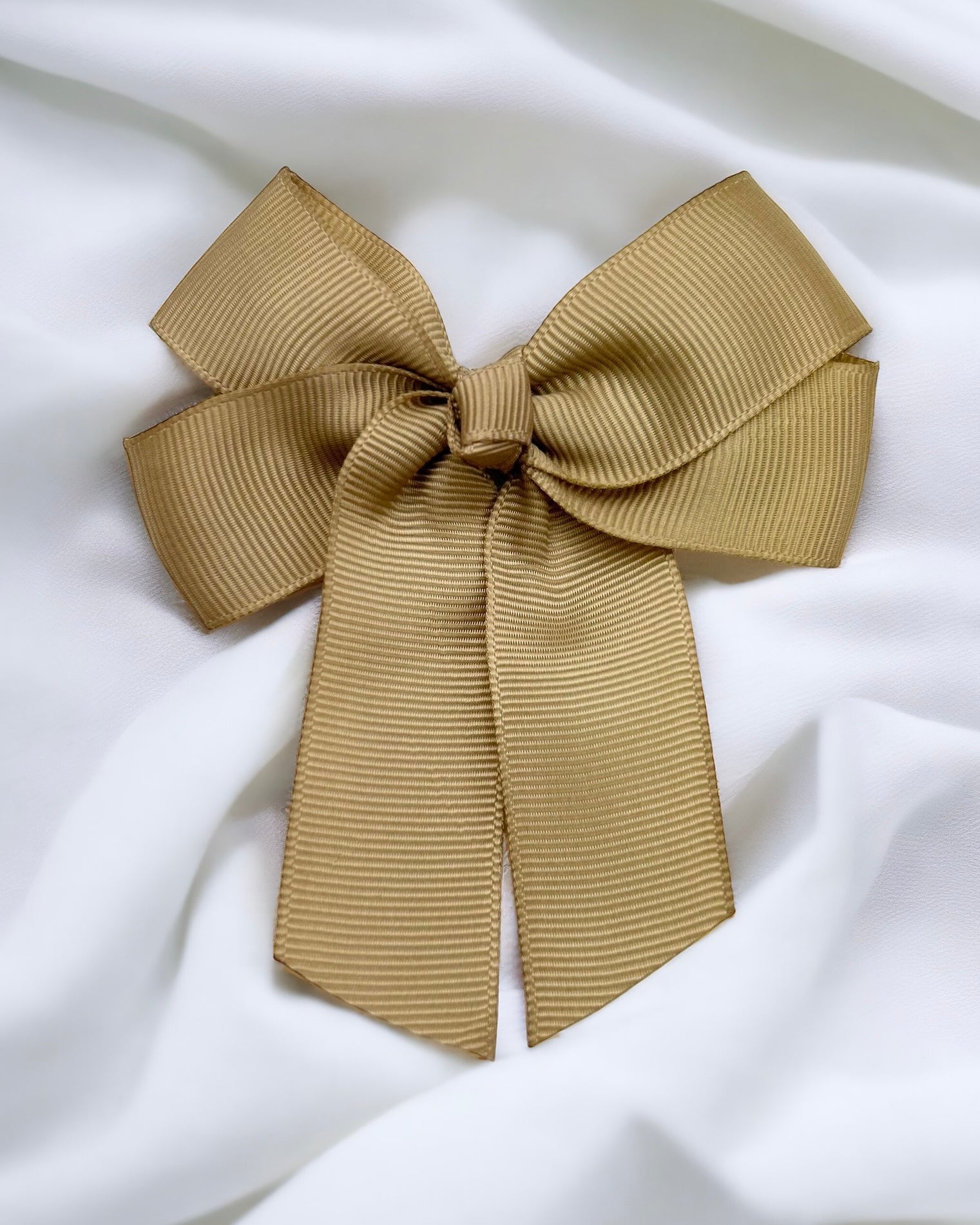LATTE 4” HAIR BOW