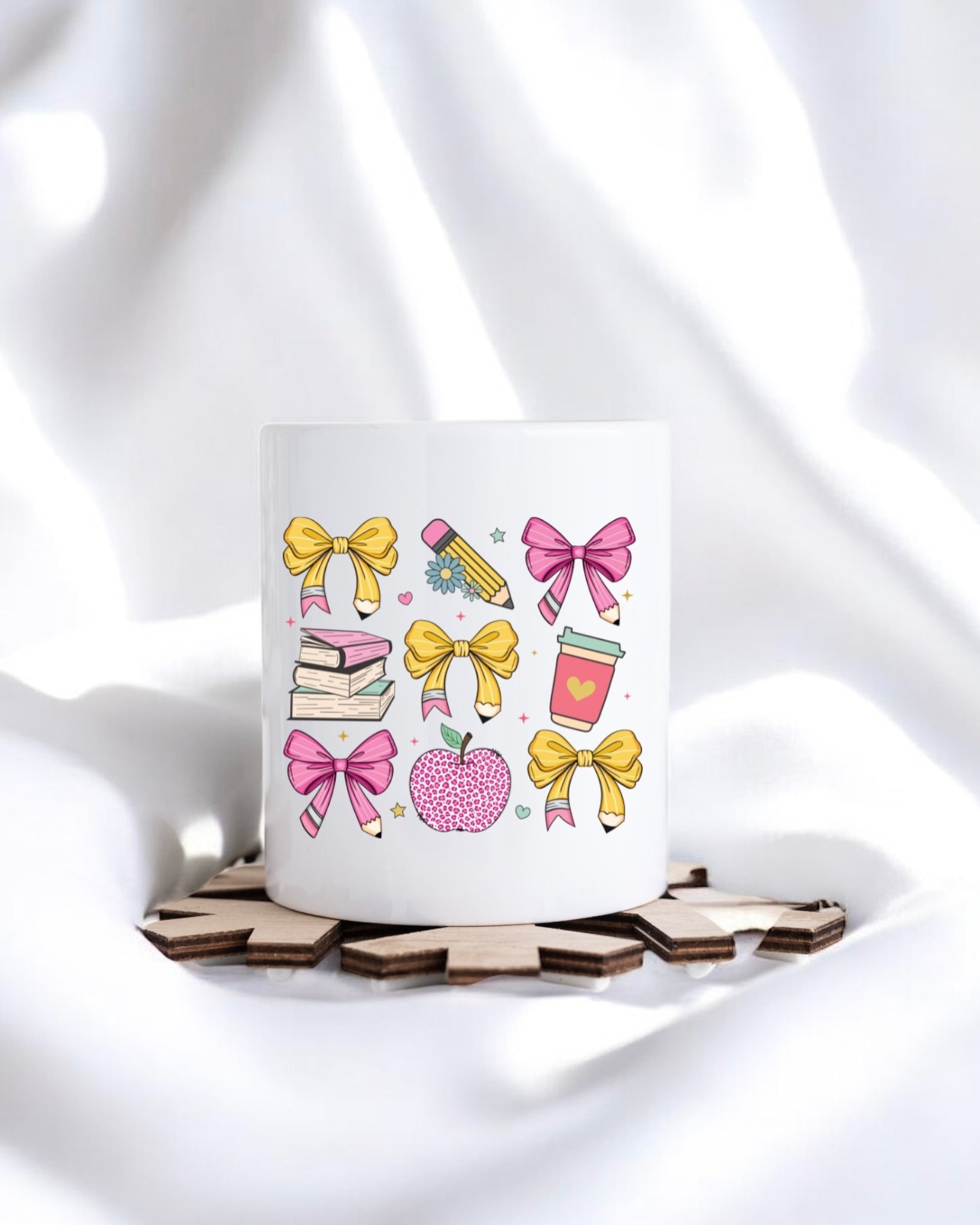 UVDTF - BOW, PENCIL, BOOKS