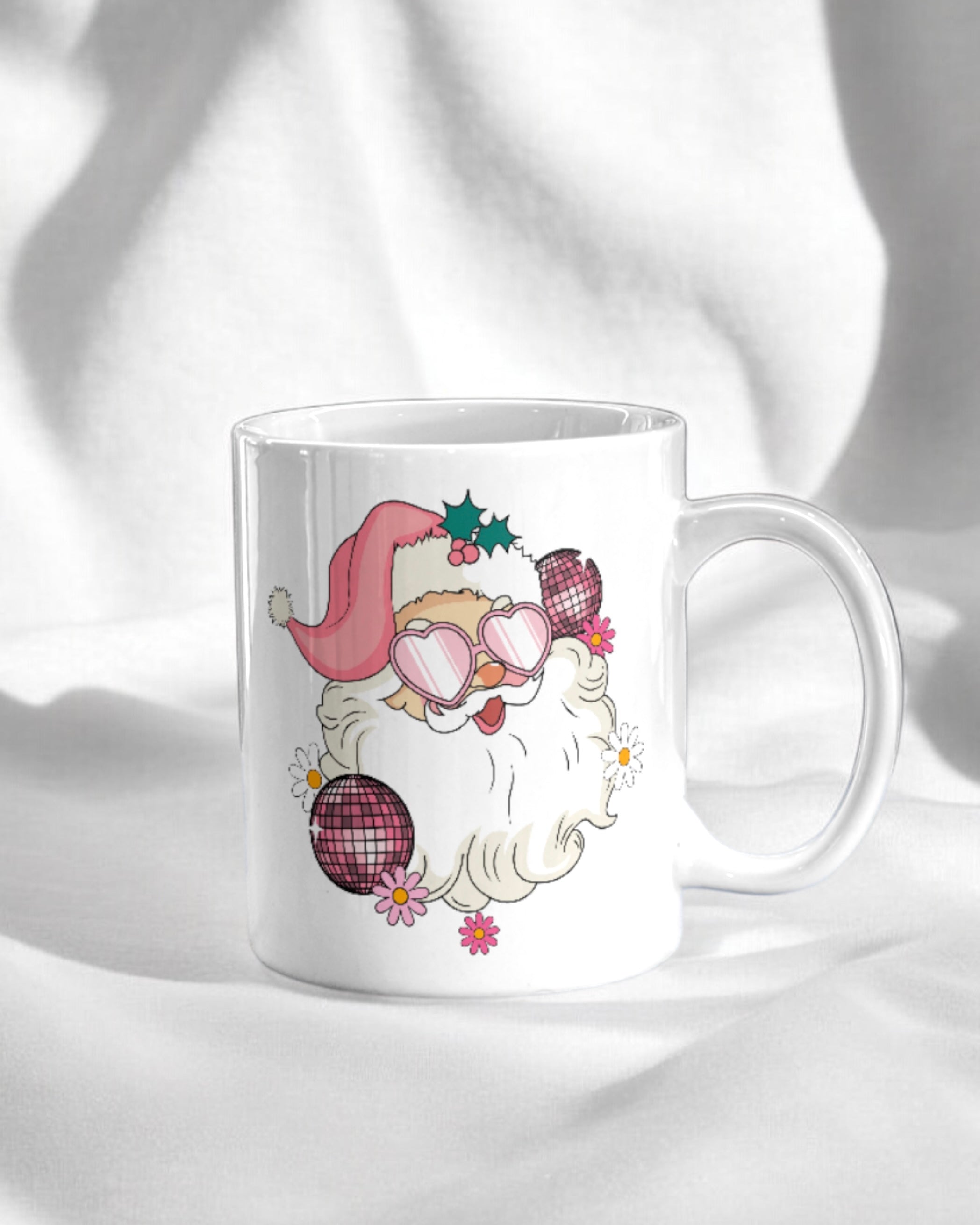 UVDTF - PINK DISCO SANTA DECAL