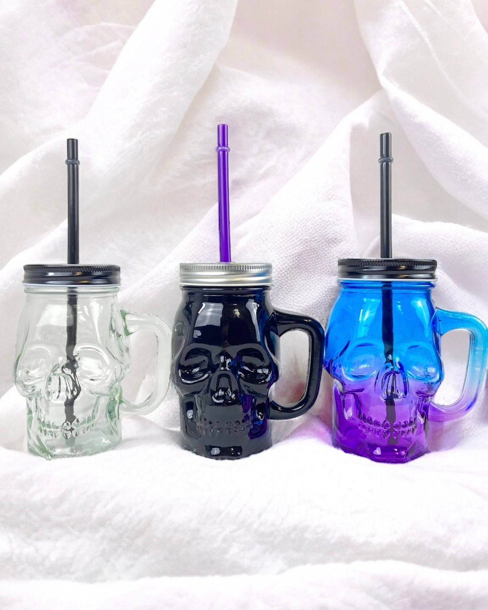 SKULL DRINKING JAR