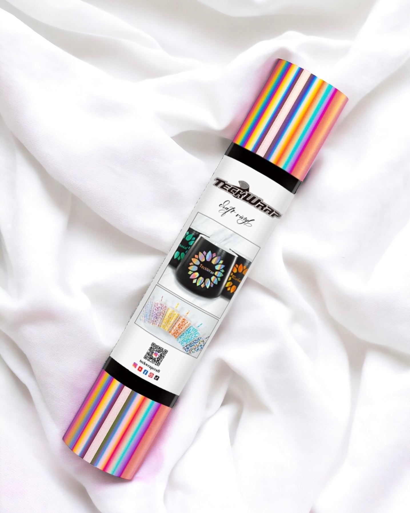 ADHESIVE - HOLO GLOSSY RAINBOW