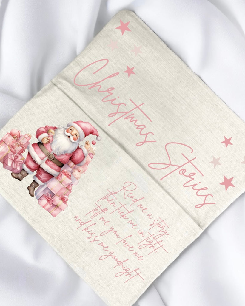 DTF - PINK CHRISTMAS STORIES BOOK CUSHION