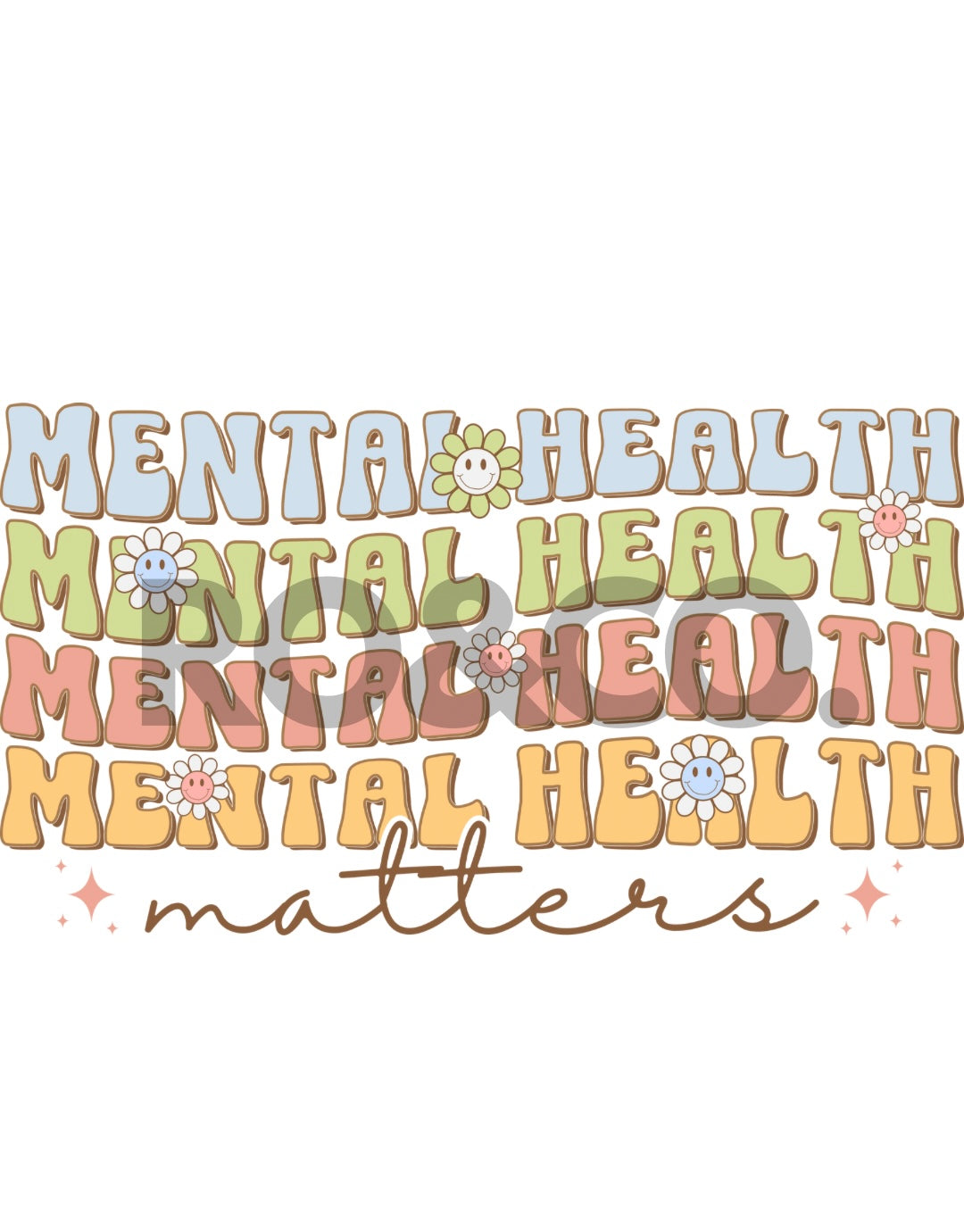 UVDTF - MENTAL HEALTH MATTERS DECAL