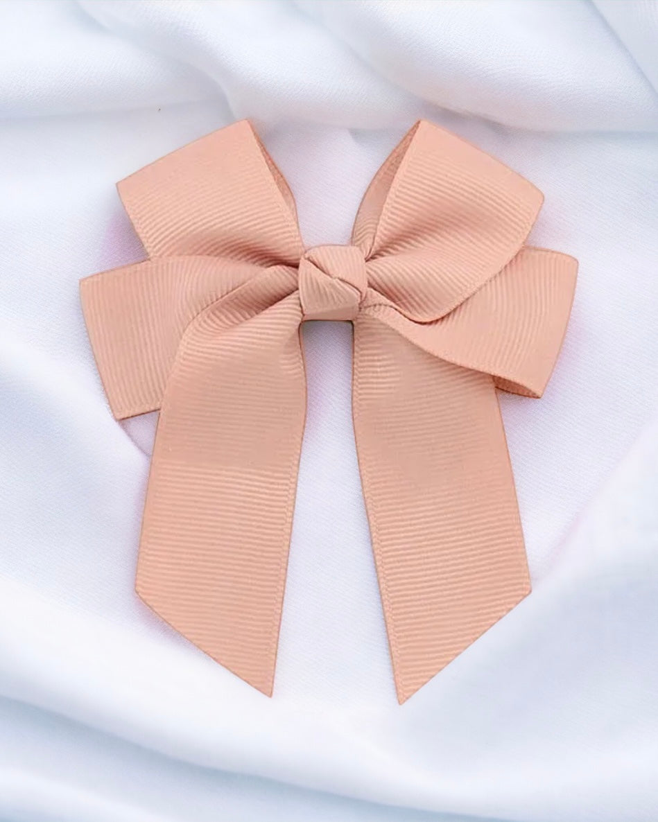NUDE 4” HAIR BOW