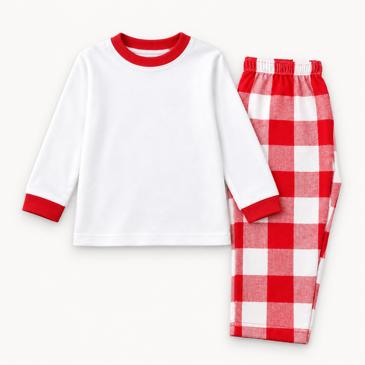 CHRISTMAS RED CHECK PYJAMAS