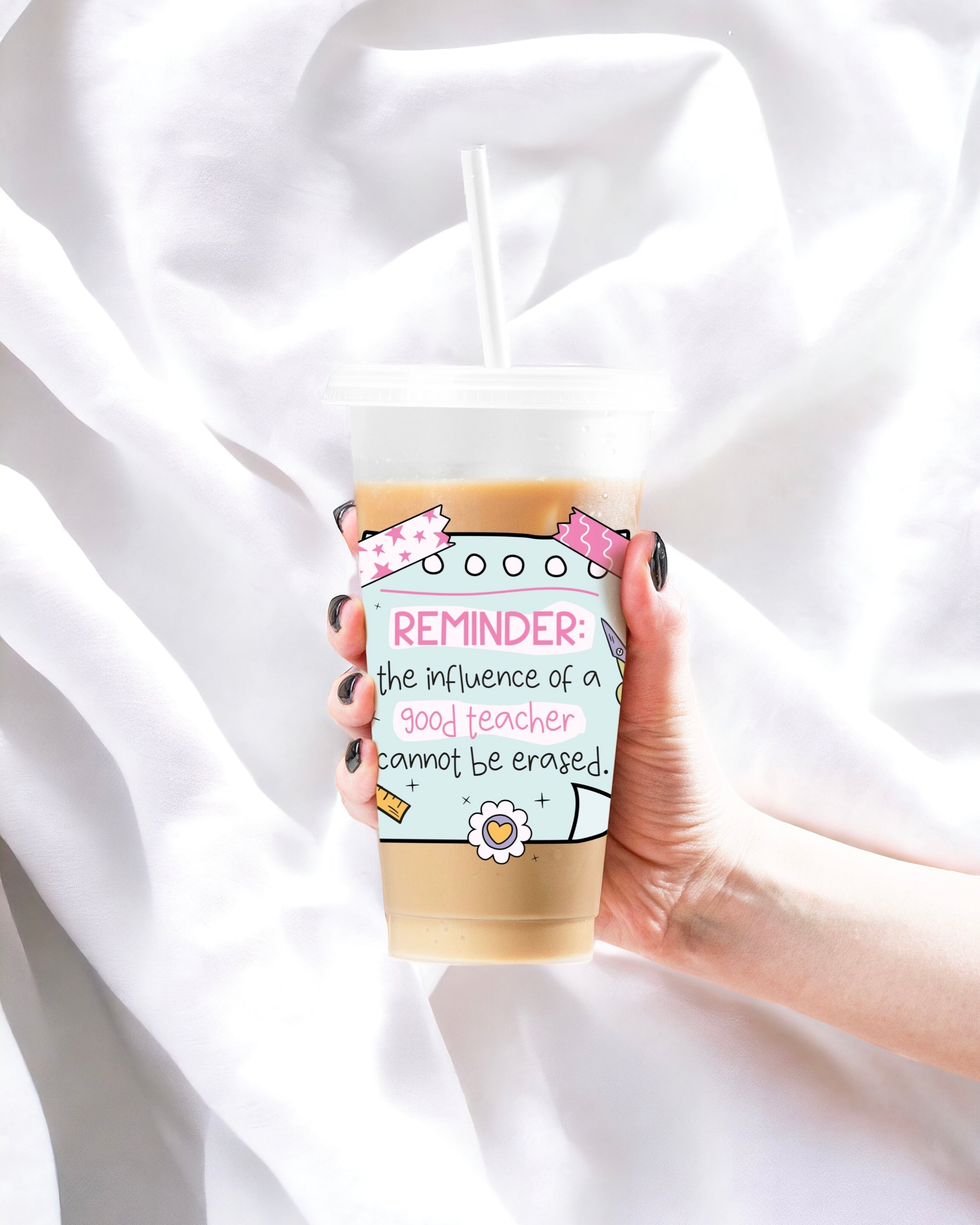 UVDTF - TEACHER REMINDER 2 BLUE DECAL