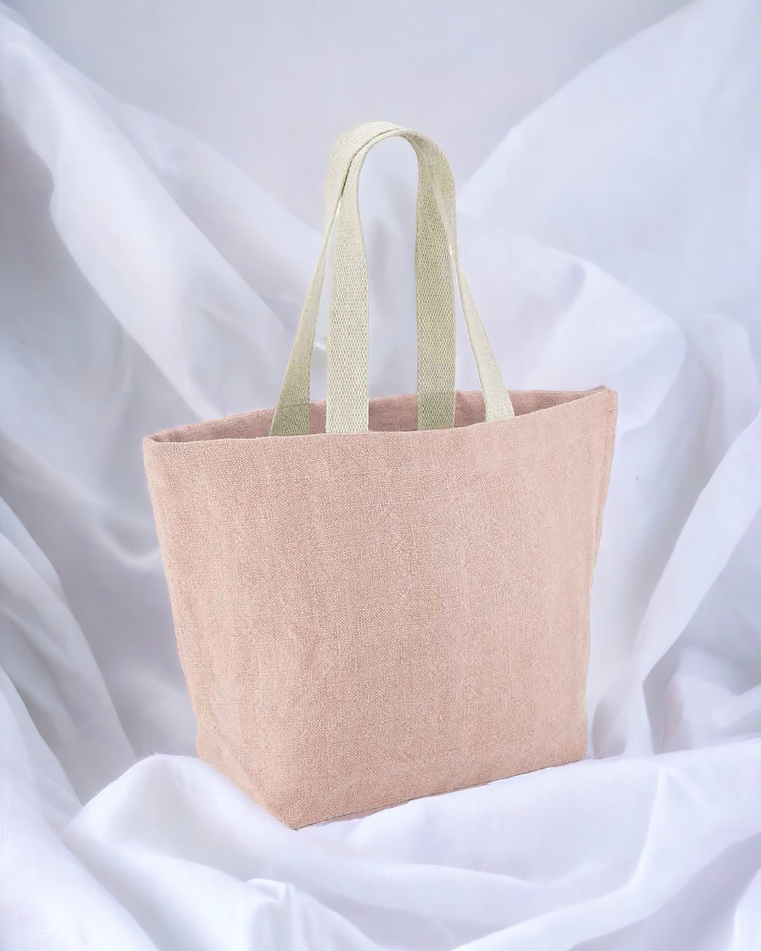 WASHED JUTE BEACH BAGS