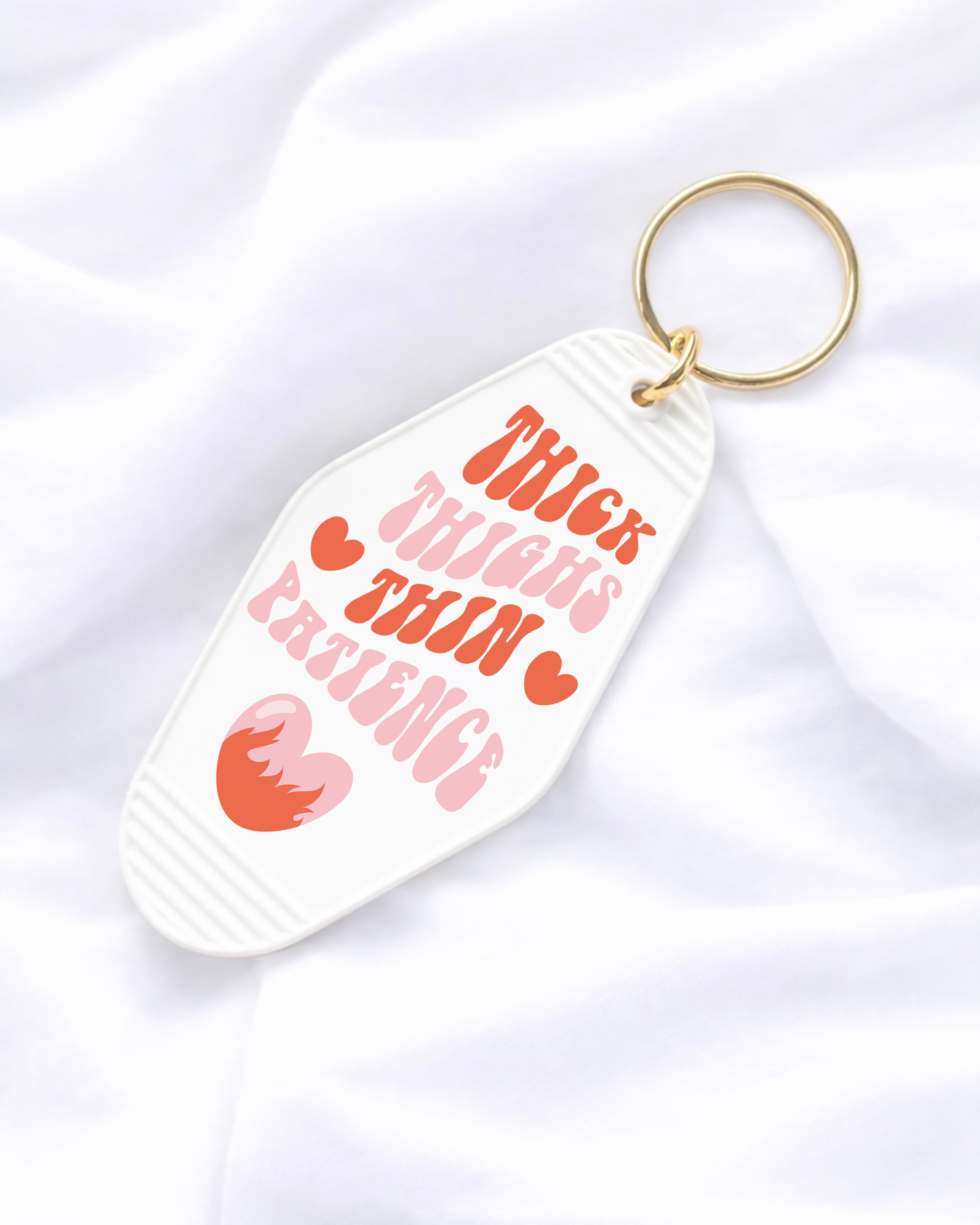 UVDTF - MOTEL DECAL - THICK THIGHS THIN PATIENCE