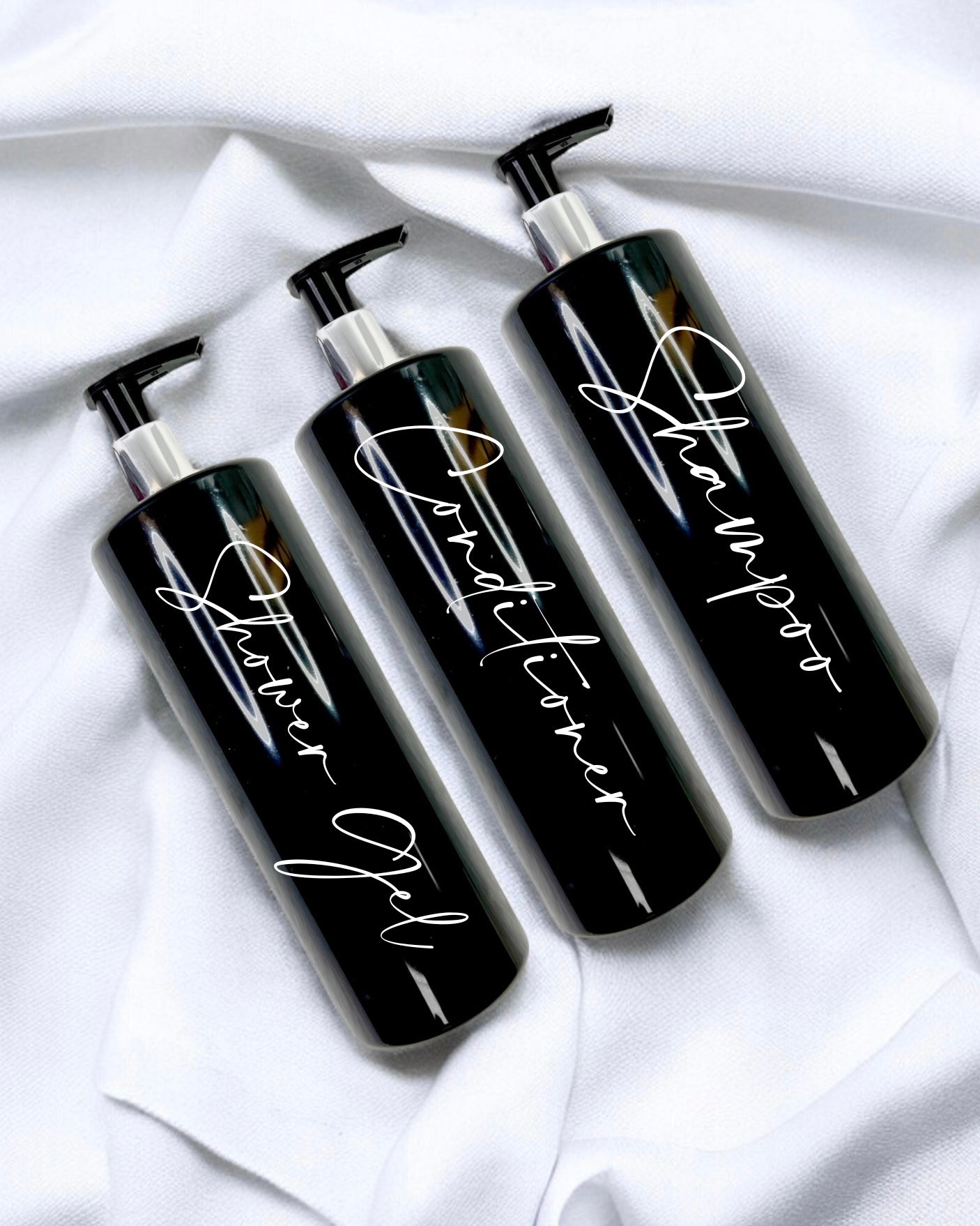 500ML BLACK PUMP BOTTLE