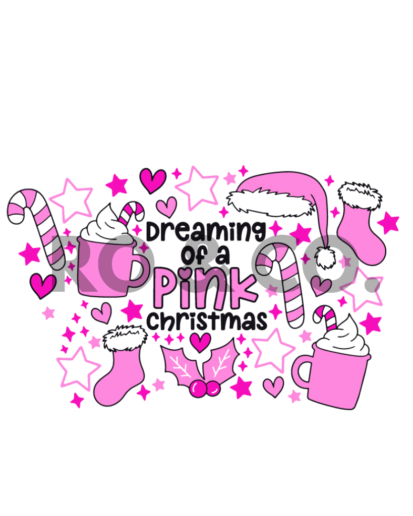 UVDTF - DREAMING OF A PINK CHRISTMAS WRAP
